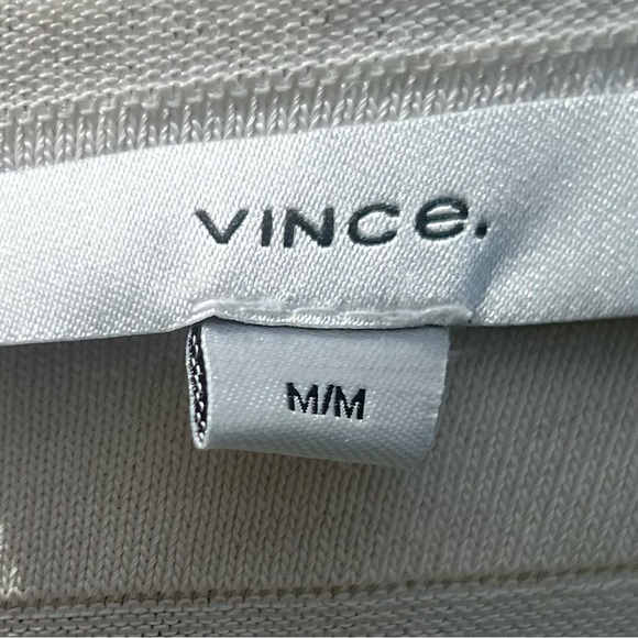 VINCE Textured Knit Square-Neck Dress Cream Size Medium Great Condition - Picture 12 of 14